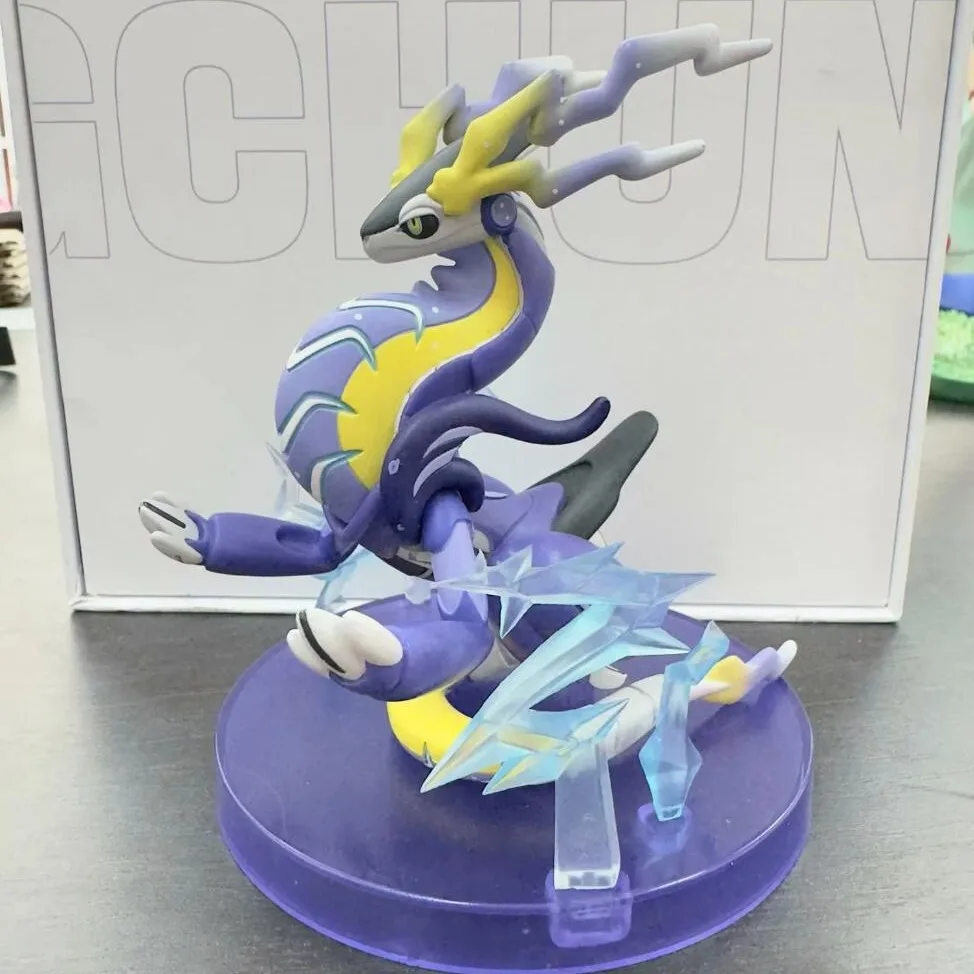 Pokemon Figurine Scale World Paldea Region Miraidon Koraidon Cartoon Action Figure Pocket Monster PVC Desktop Decorative Model