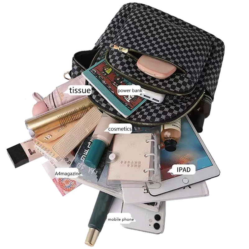 حقيبة ظهر كاجوال متعددة الألوان، متعددة الاستخدامات، متعددة الأقسام، نزهات يومية، عصرية وعملية #3