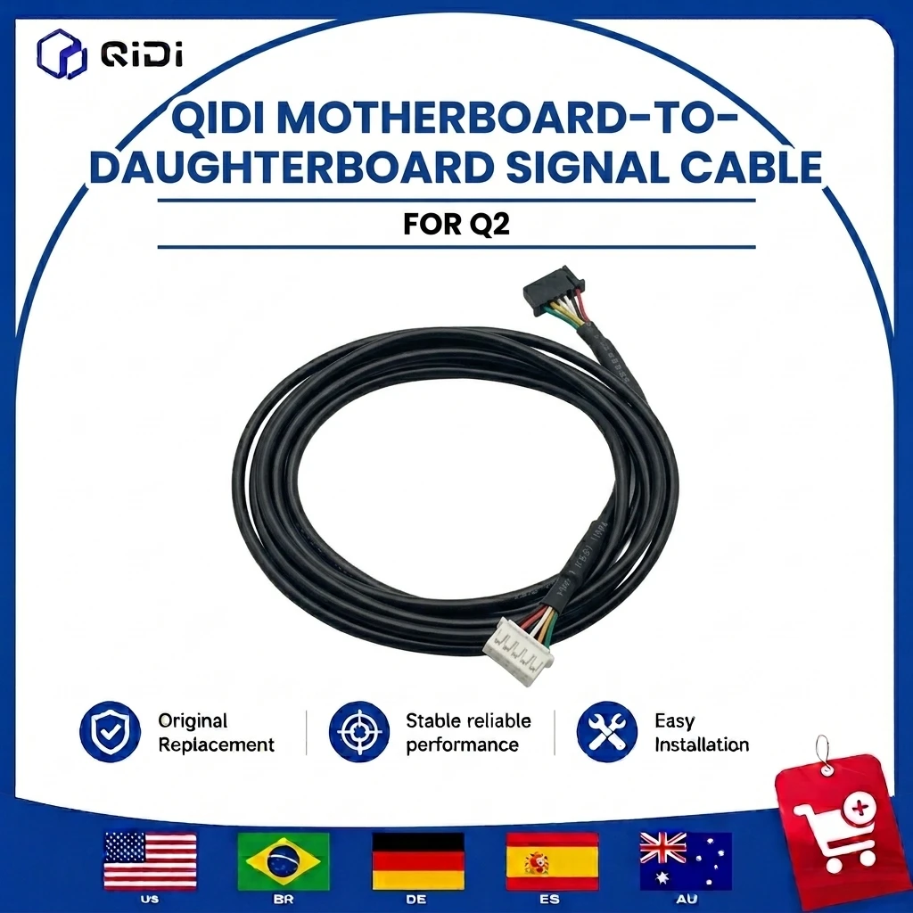 QIDI Q2 Motherboard-to-Daughterboard Signal Cable Replacement for QIDI Q2 3D Printer