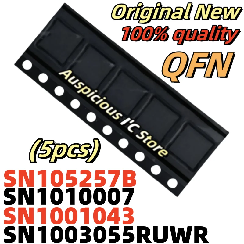 

SN1010007 1010007 SN1010007RSLR QFN-48 SN105257B SN10 5257B QFN-32 SN1001043RHAR SN1001043 QFN-40 SN1003055RUWR SN1003055 QFN-12