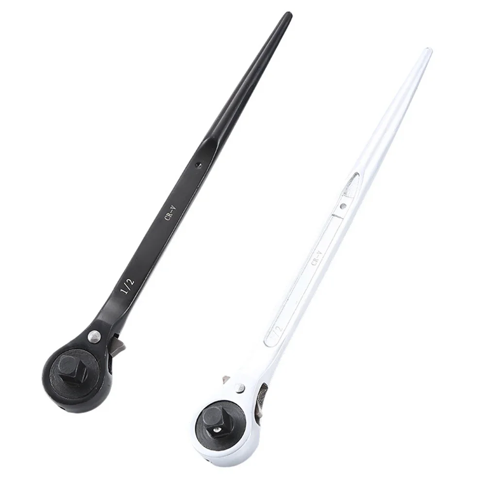 

Quick-Action Wrench Dual-Ended Ratchet Wrench Job Sites Flexible Operation Design Heat-Treated Finish Thickened Head