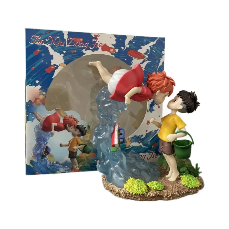 Anime Action Figure Ponyo Op De Cliff Figuur Ponyo Sousky Seagal Figuur Pvc Gk Standbeeld 15 cm Model Pop Collectie speelgoed Kid Gift