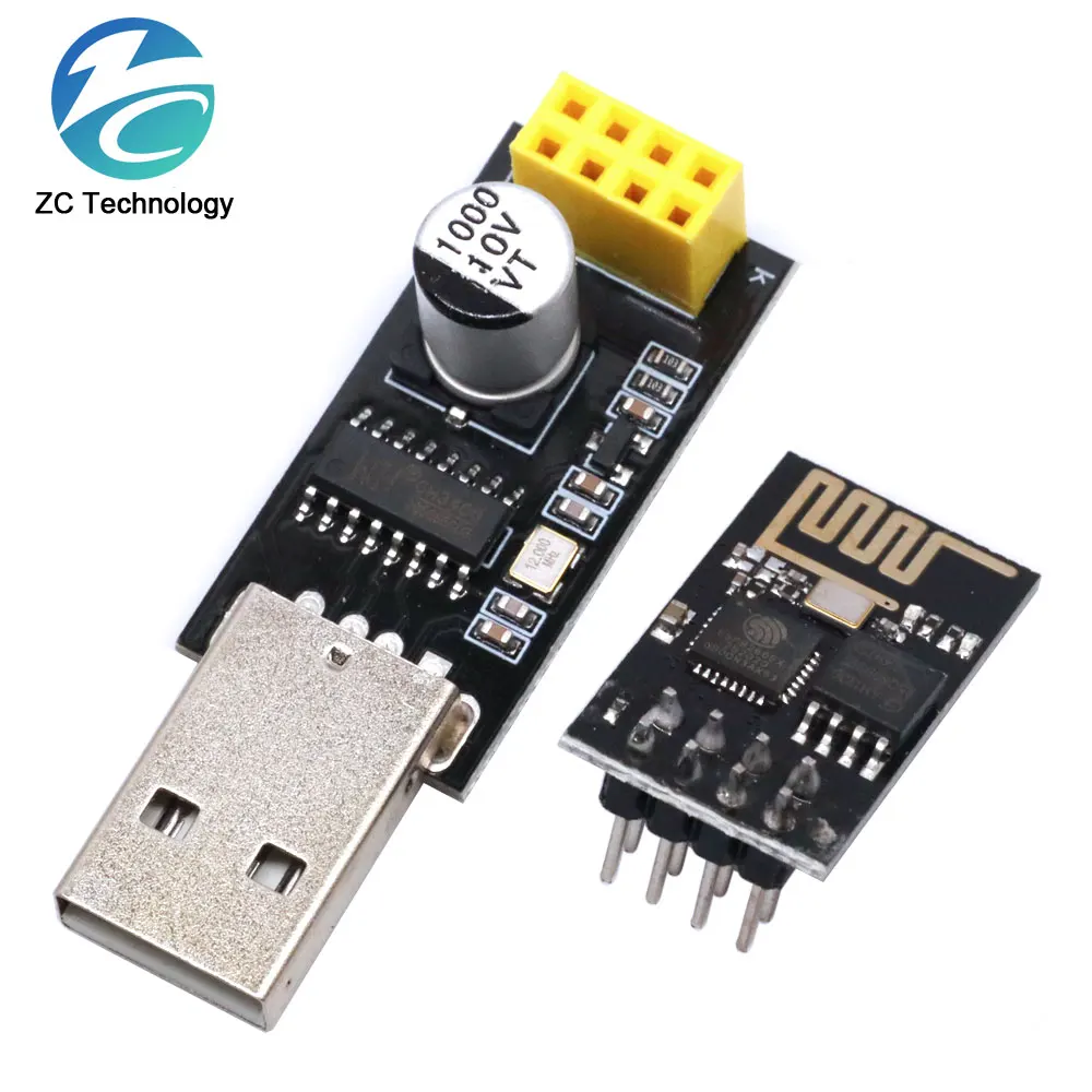 Adaptador programador ESP01 UART GPIO0, adaptador de ESP-01, ESP8266, CH340G, USB a ESP8266, Serial, inalámbrico, Wifi, Módulo de placa de desarrollo