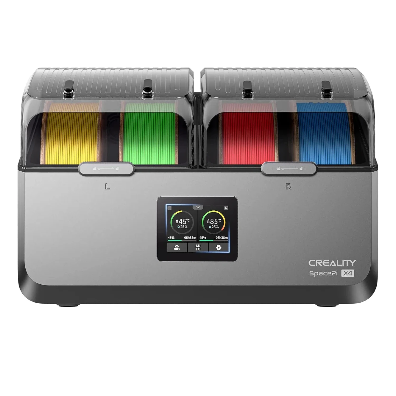 For Creality Filament Dryer Space Pi X4 4 Spools Filament Storage Box Dual Independent Heating Chamber Heater 3D Printer Parts