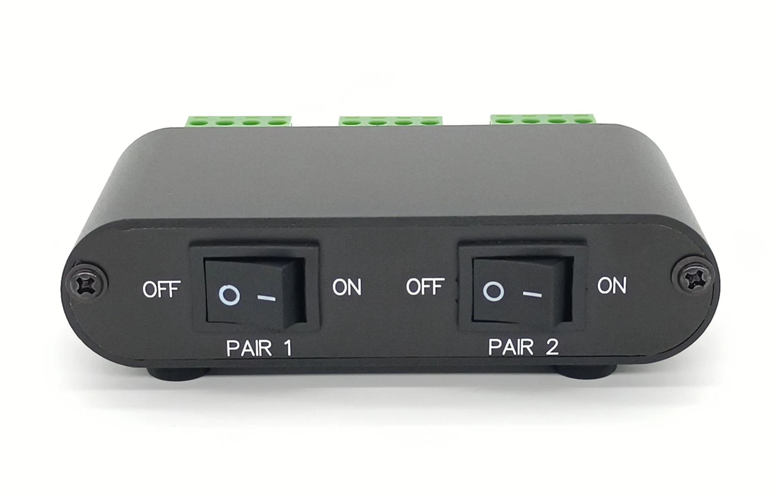 (P21) 2-Way audio stereo Speaker selector Switcher Box, Combiner Multi Zone A B Speaker Switch Distribution Controller Box