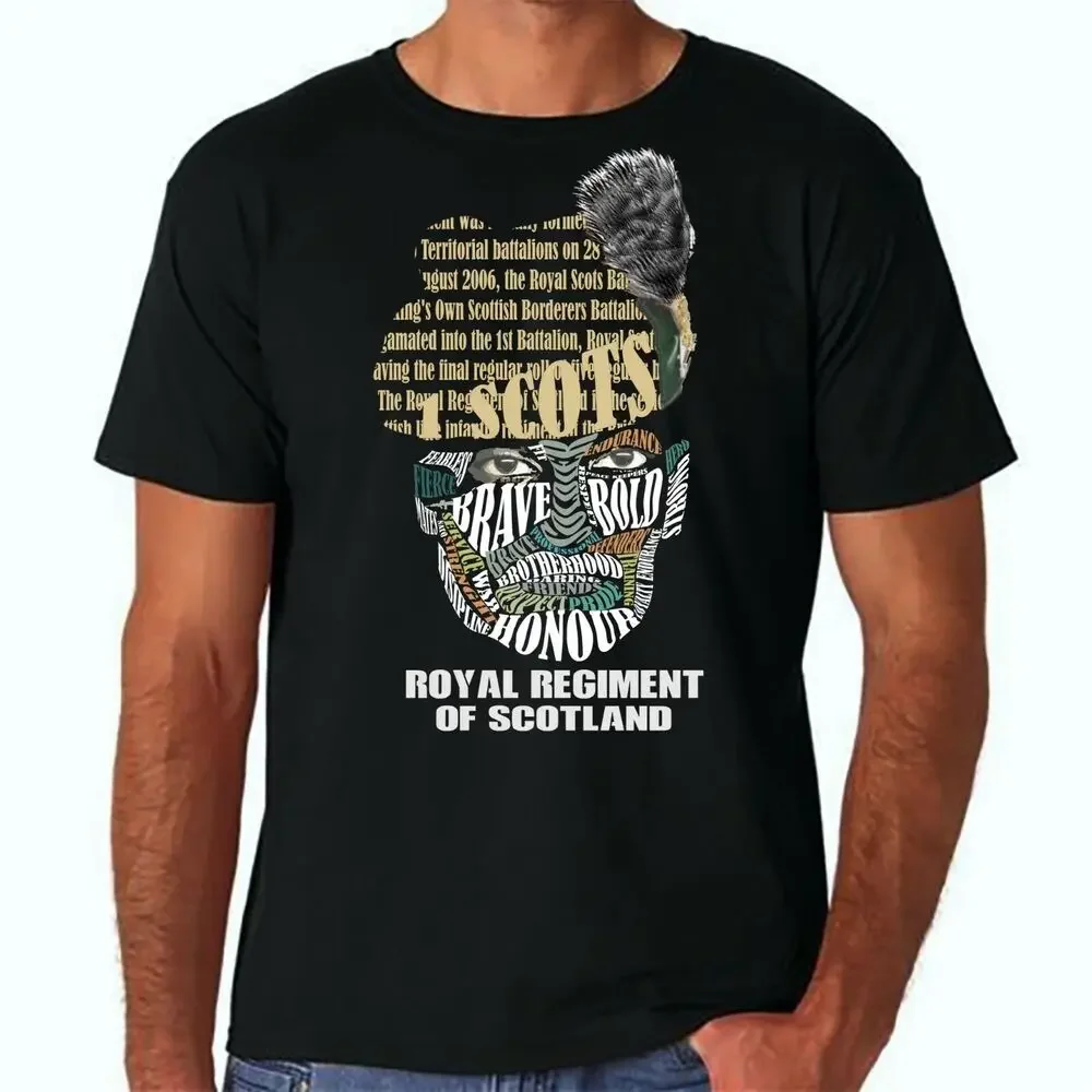 1 Scots 2 Scots 3 Scots Royal Regiment of Scotland T-Shirt Short Sleeve Casual 100% Cotton O-Neck Summer Mens T-shirt Size S-3XL