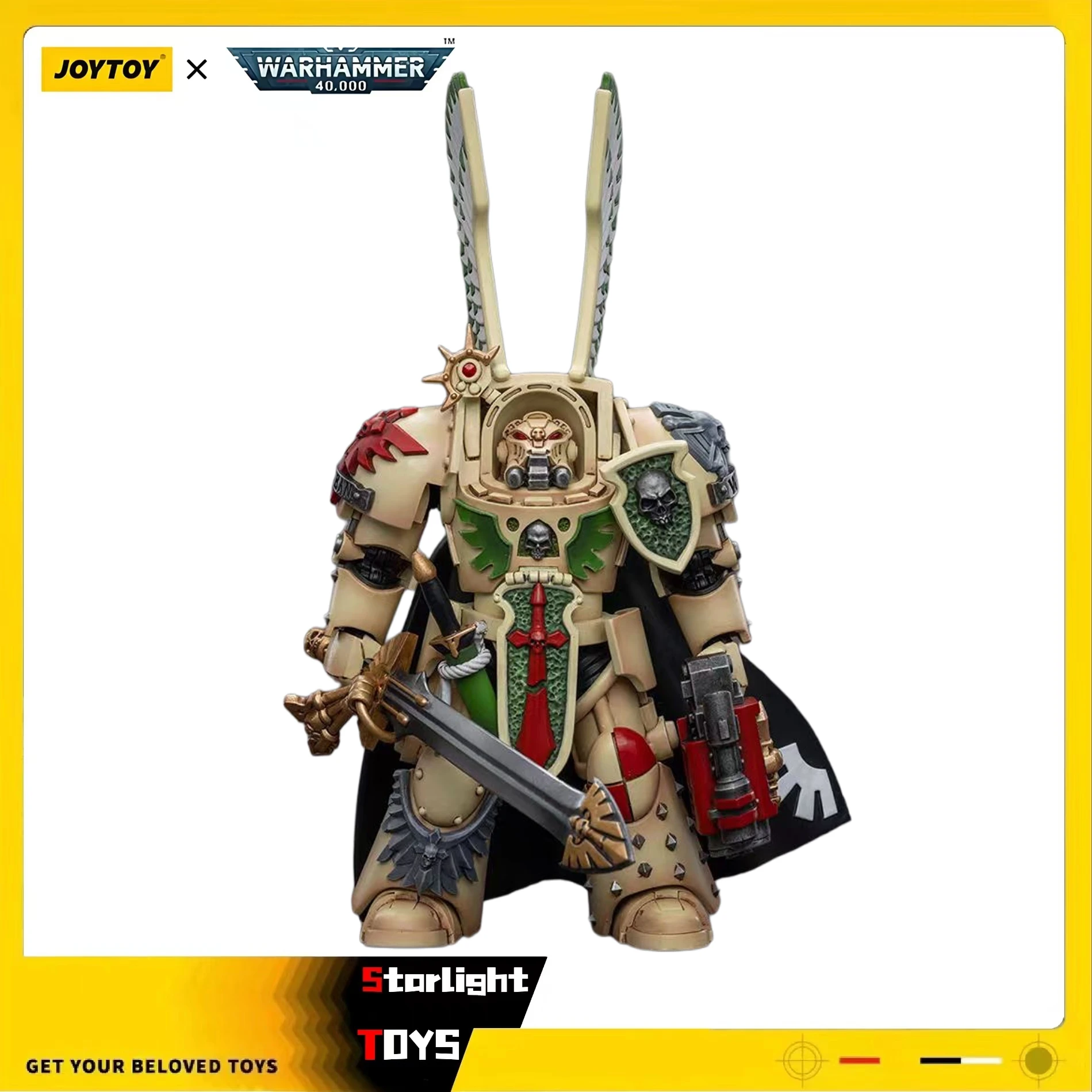 

JOYTOY 1/18 экшн-фигурка Warhammer 40K Dark Angels Deathwing Strikemaster с силовым мечом, модель игрушки, подарки