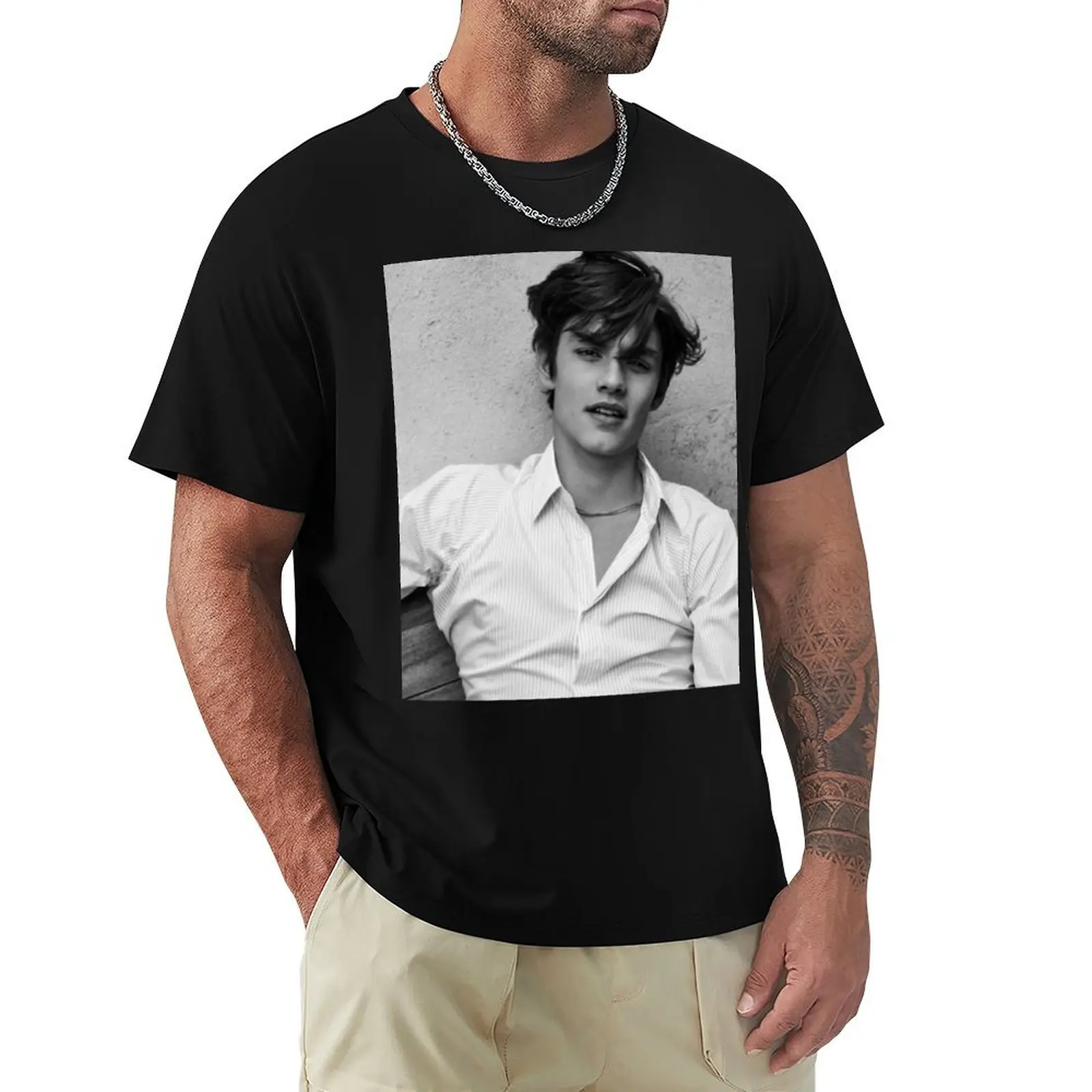 

Louis Partridge Modeling Pictures T-Shirt funny meme t-shirts hippie clothes boys animal print mens white t shirts