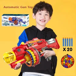 Electric Automatic Soft Bullet Guns Toys Pistols Kid Continuous Shooting Sniper Submachine Outdoor Battle Game Gift for Boy