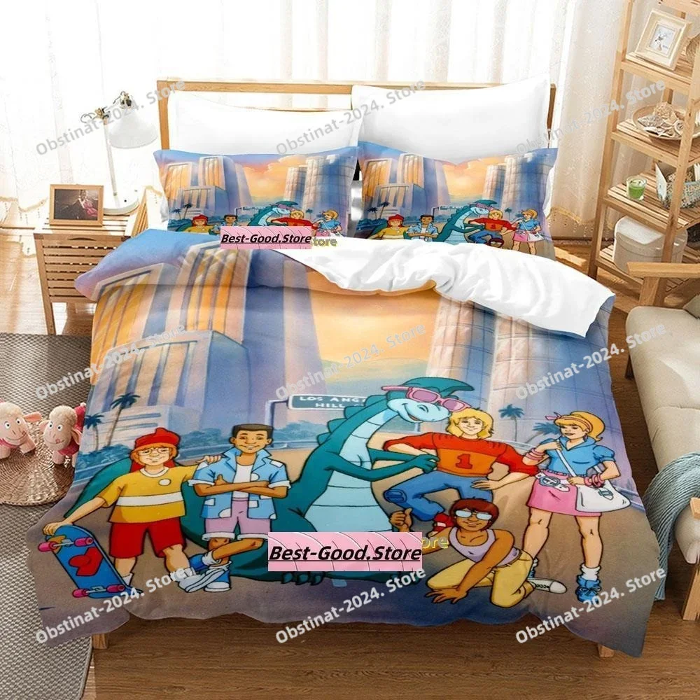 

New Denver the Last Dinosaur Jeremy Bedding Set Single Twin Full Queen King Size Bed Set Adult Kid Bedroom Duvetcover Sets Anime