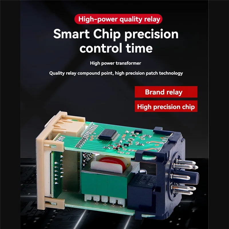 

2025 New-DH48S-S 12 В Реле времени AC/DC 12 В 24 В 36 В 110 В 220 В 380 В Программируемое реле задержки цикла повторения DH48S-S 12 В/24 В/380 В переменного тока