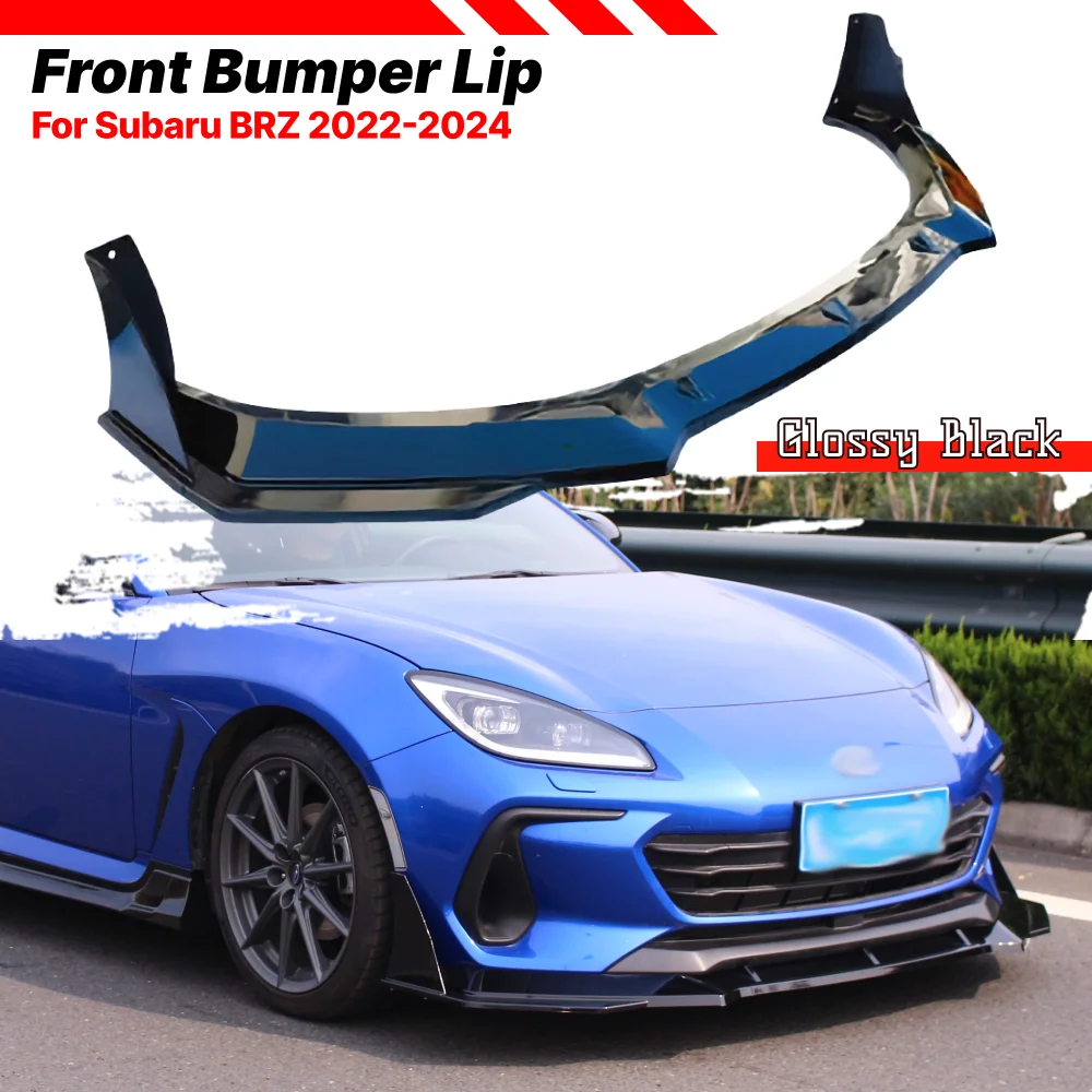 

Front Shovel Gloss Car Front Bumper Lip Body Kit Front Lips Diffuser Spoiler Car Accessories For Subaru BRZ 2022 2023 2024