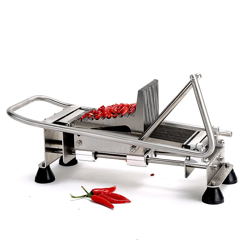 

Pepper Dicing Machine Chili Cutter Machines Pepper Chopper Chopping Machine Household Manual Pepper Cutting Machine