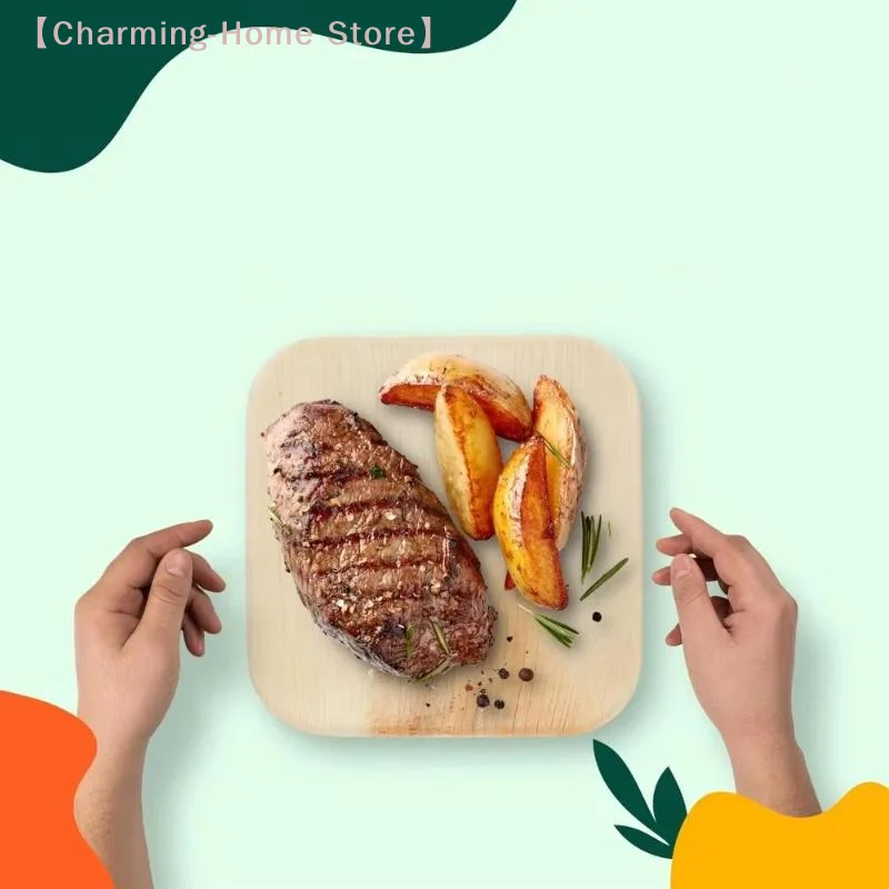 【M】Palm Leaf Plates, Bowls, Dinner Plates, Dishes - Amazon's Disposable Biodegradable Barbecue Dish Set
