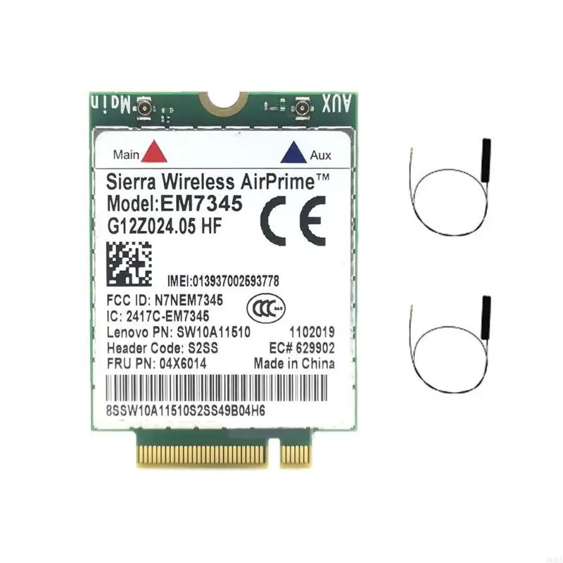 

96BA FRU: 04X6014 WWAN Adapter For Thinkpads T450 T450s X250 X240 T440 T550 L440 L450
