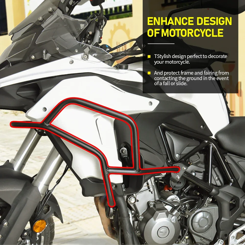 TRK502 TRK502X محرك الحرس الطريق السريع تحطم بار ل Benelli TRK 502 502X 2021 2022 2023 دراجة نارية الإطار حماية الوفير أجزاء