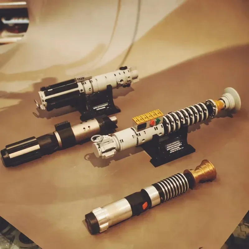 حرب الفضاء Luke Skywalker Lightsaber 145 قطعة اللبنات تجميع كتلة لعبة الطوب الأولاد للطفل الكبار