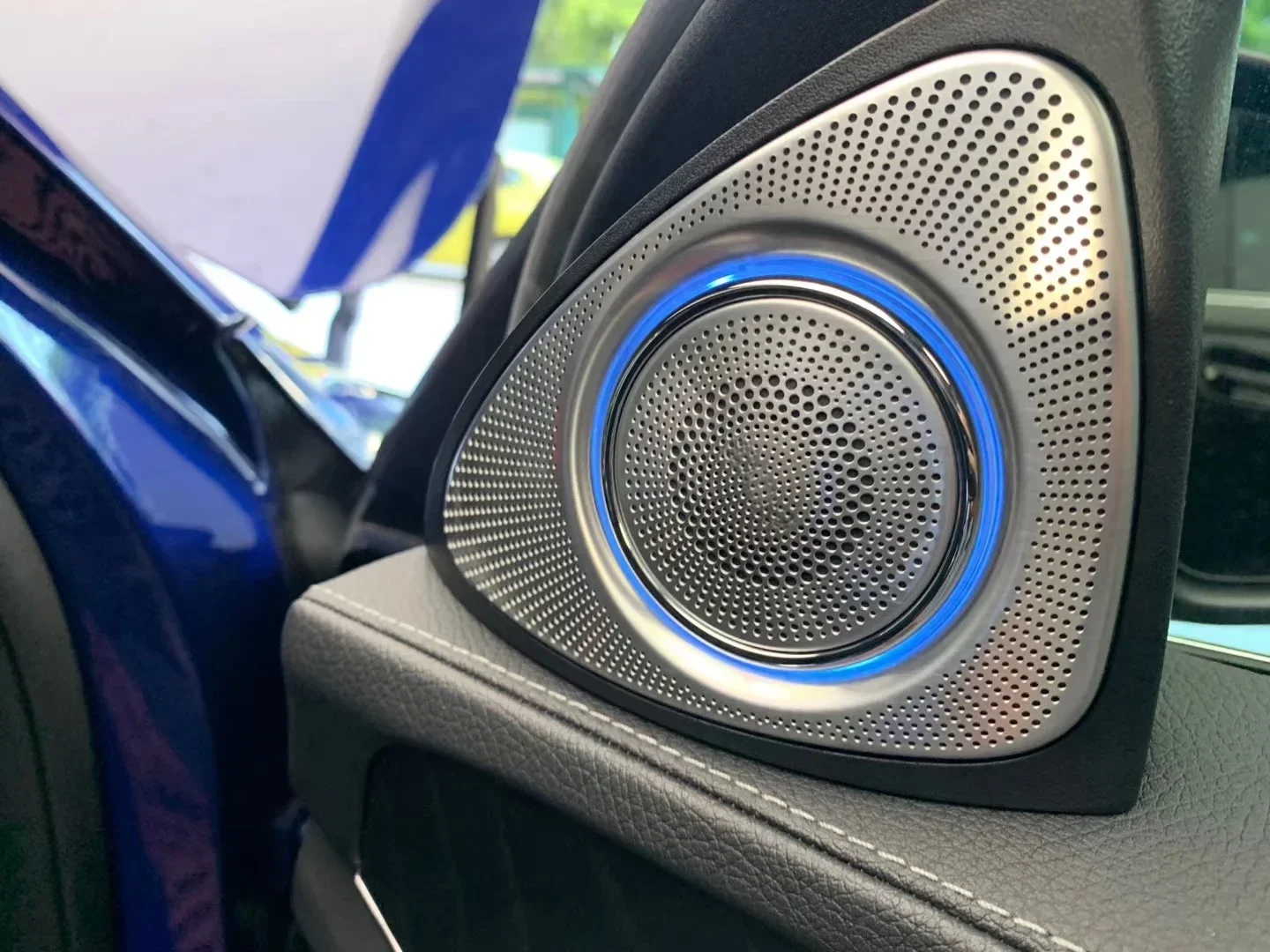 New 64 Colour 3D Rotary Tweeter Speaker For Mercedes Benz W213 E53 E-class 2016-2023 RGB LED Ambient Light Car 4D Horn Retrofit