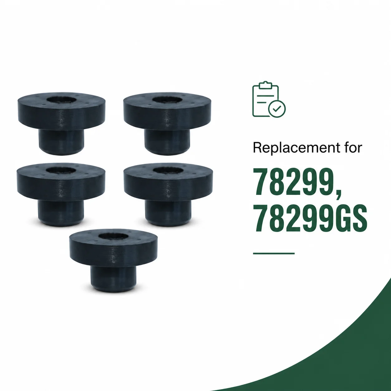 Fuel Tank Bushing Washer Kit 5x Replacement 78299 78299GS For Craftsman Generac Generator Pressure Washer 3.5-15KW Repair Parts