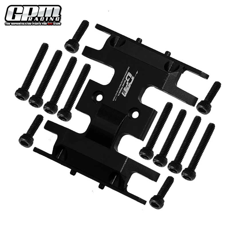 Cubierta de engranaje inferior de aluminio GPM para AXIAL 1/24 SCX24 Deadbolt SCX24 Jeep AXI00002