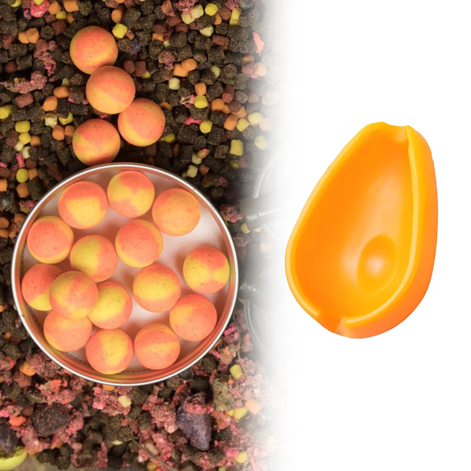 

Fishing Bait Nest Beater Durable Silicone Fishing Bait Spoon Non Dirty Hand Bait Mixing Tool Outdoor Fishing Accessories