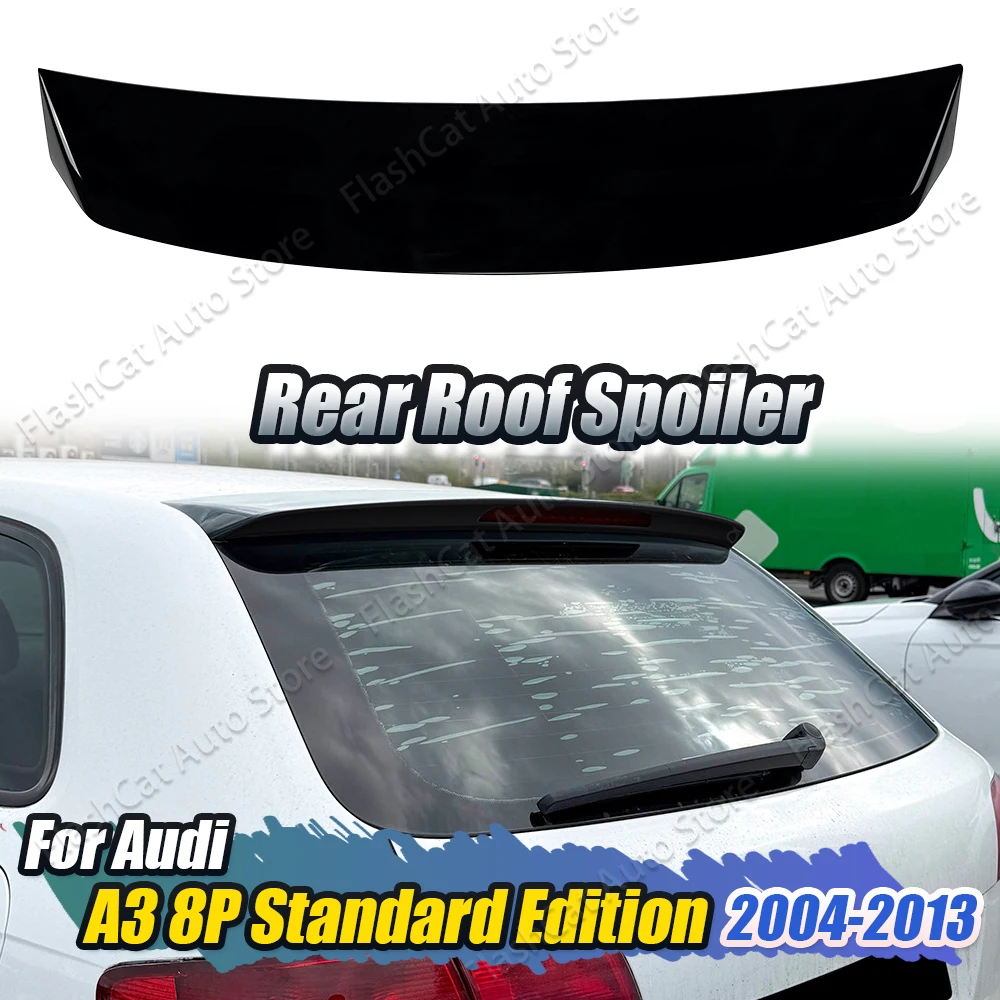 

Rear Wing Spoiler - High Gloss ABS Plastic S-Line Inspired Styling Body Kits For Audi A3 8P Standard 5-Door Hatchback 2004-2013