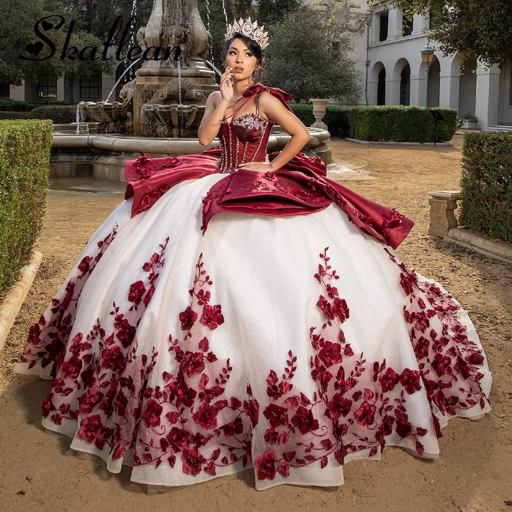 teri jon mother of the bride dresses Off Shoulder Organza Floral Gown Aline silhouette group:Lifestyle Basics Two-Piece White Dress - Color:Halston Red