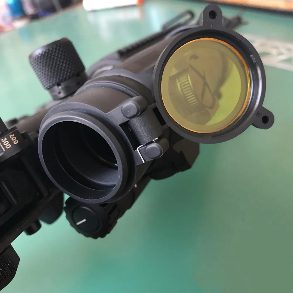 Rifle Scopes Lens Cover Flip-open Sight Lens Protect Cover for Dia 30-69mm Caliber Hunting Riflescopes Night Visions Accessories