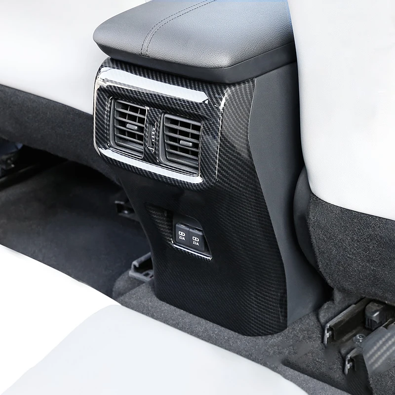 Car Rear Air Conditioning Vent Outlet Cover Trim For Toyota RAV4 XA50 2019 2020 2021 2022 2023 2024 2025 Hybrid Accessories