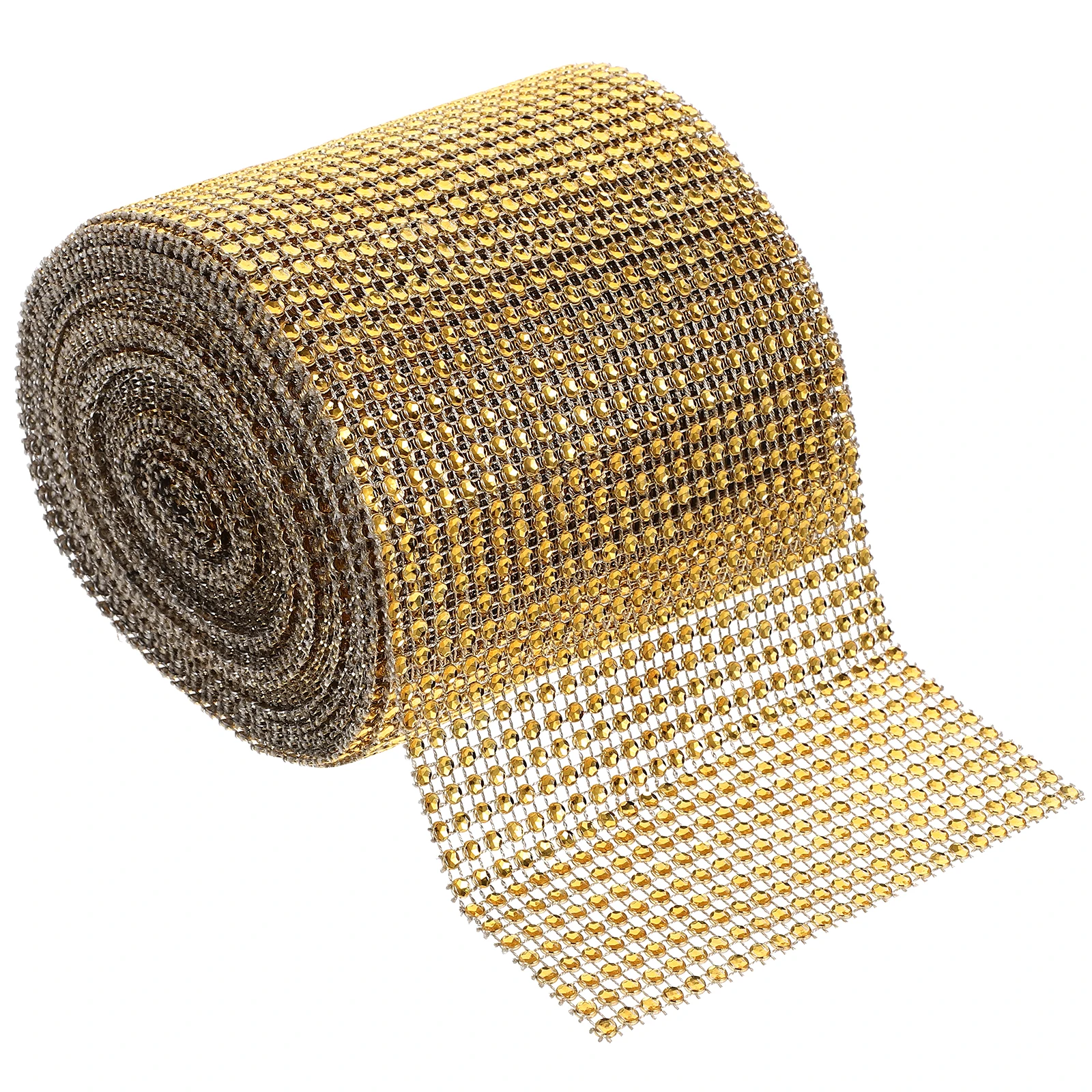 24 Rows 10 Yards Black Rhinestone Ribbon Roll DIY Wedding Cake Vase Decor Craft Supplies Home Office Garden Car