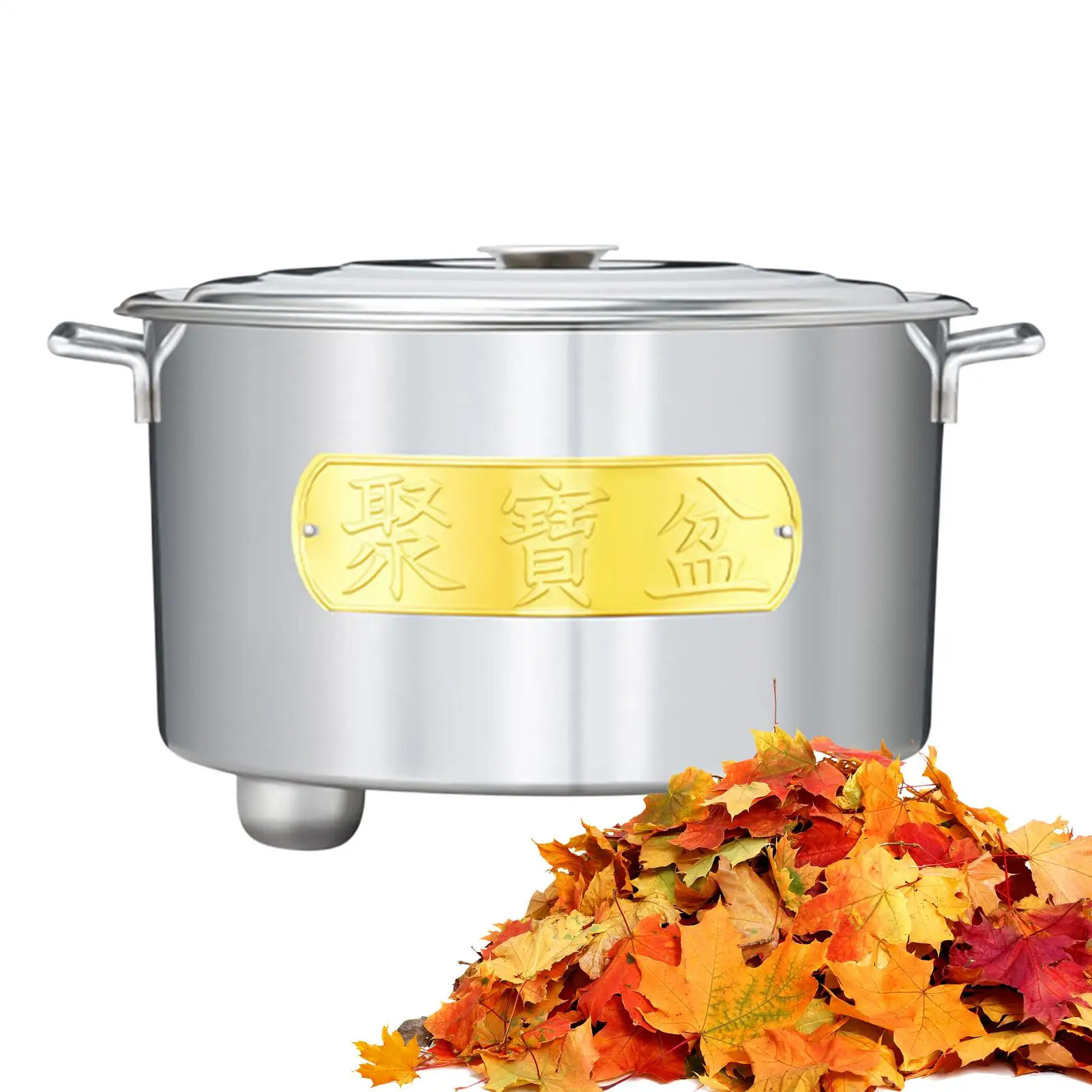 

Burn Barrel Stainless Steel Heat-Resistant Can Yard Waste Metal Fire Burning Cage For Wood Garbage Garden Backyard Farm Patio