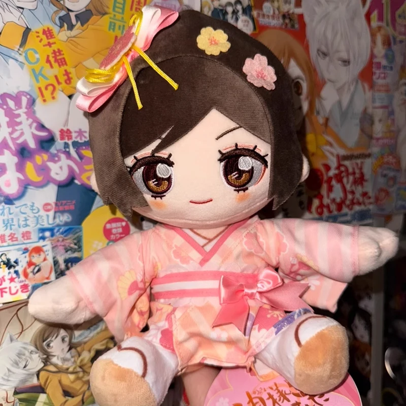 

Original Nullset Doll Kamisama Kiss Momozono Tomoe 20cm Nanami Wedding Gown Sitting Posture Plush Doll Model Toy Gift Toys