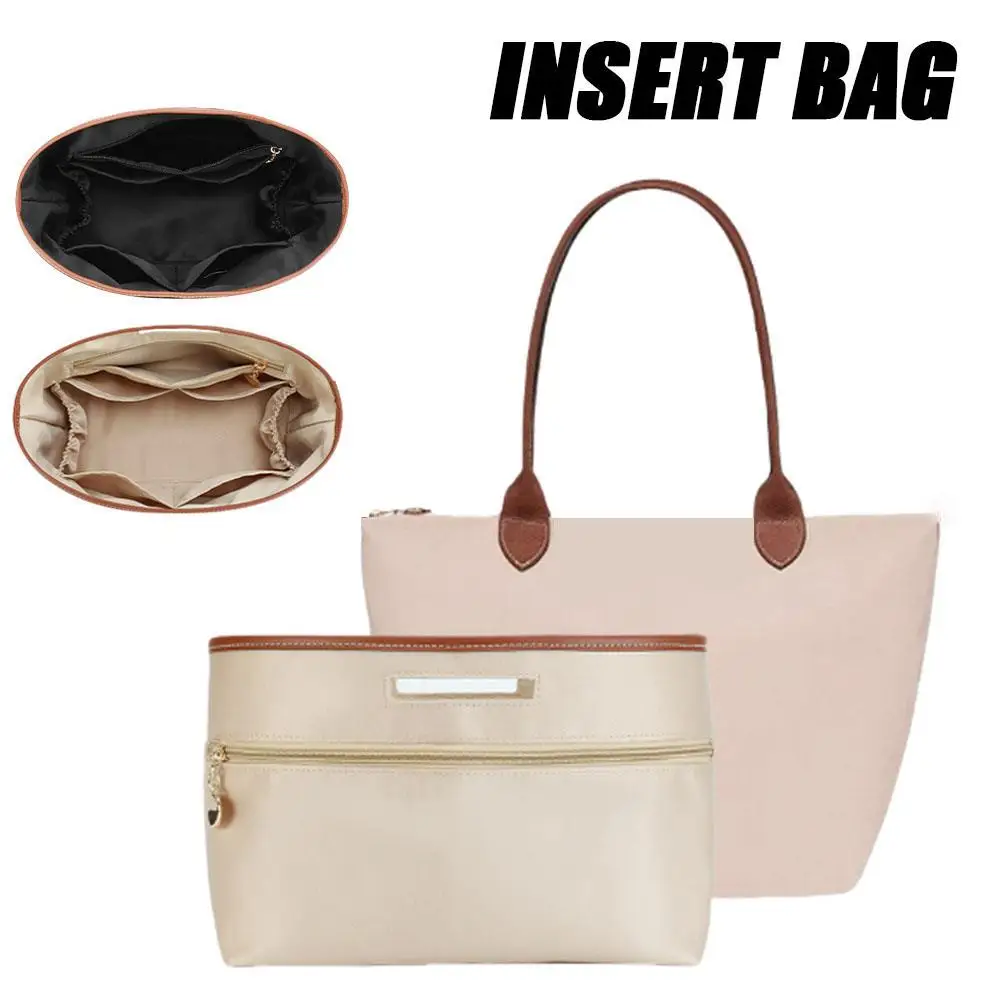 منظم حقيبة الساتان إدراج حقيبة حمل صغيرة محفظة منظم إدراج حقيبة يد تخزين مستحضرات التجميل بطانة دعم المشكل أكياس الملحقات #2