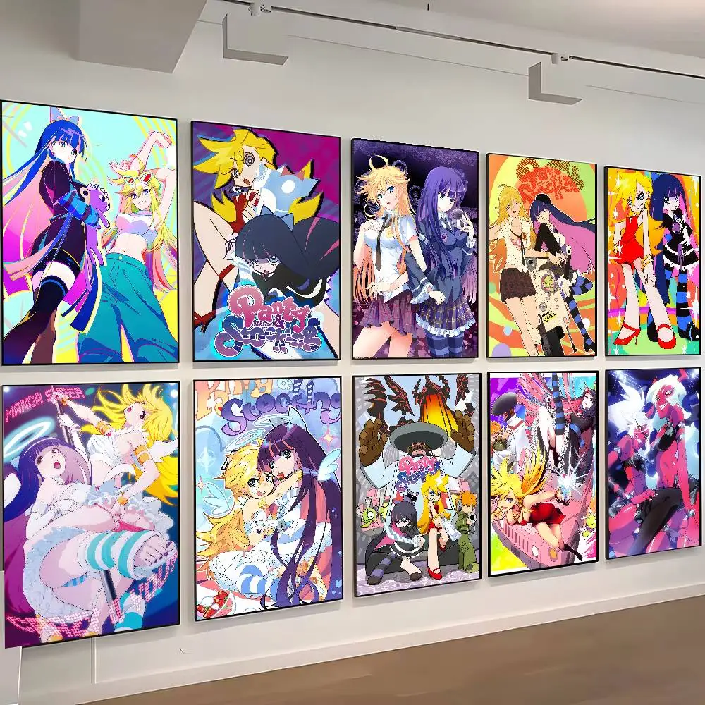 Wall Art Print Poster Japanese Art Exhibition Decorative Painting Modern Home Decor Gift Unframed Hot Panty Stocking Anime