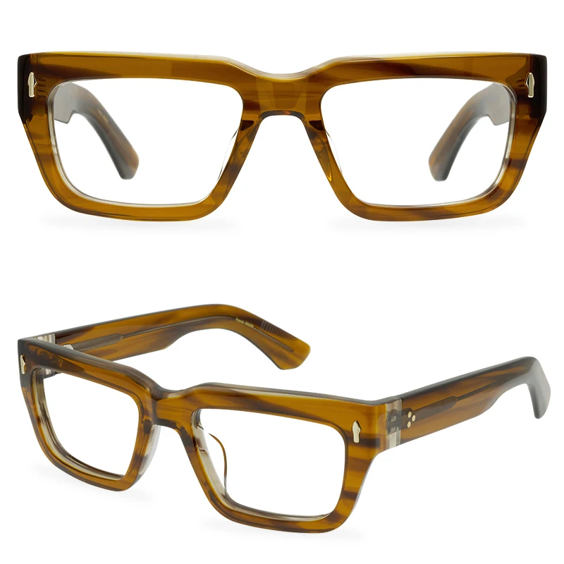 

Classic Square Eyeglass Frames Acetate High Quality Brand Glasses Vintage Optical Eyewear
