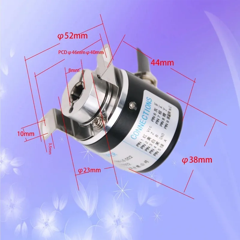 Encoder K3808AccessoriesAccessories 02 photoelectric incremental lathe machine tool absolute value rotating hollow spindle