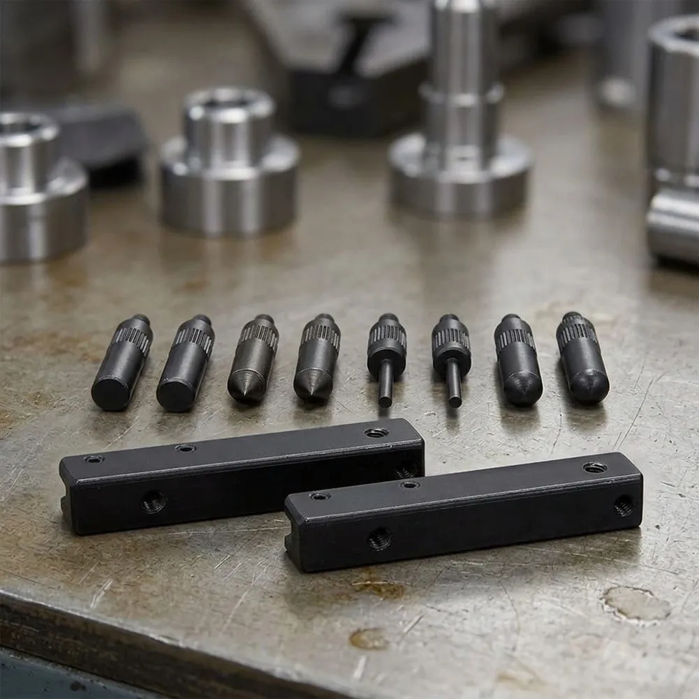 Caliper Attachment Extension Kit for Depth Measurement Featuring Hardened Points Screws Clamp and 4.1mm Jaw-Slot Compatibility