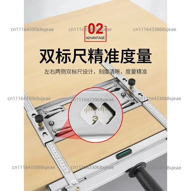 Circular Saw Guide Rail System, Precision Fence Jig for Straight and Angle Cut Cutting Tools