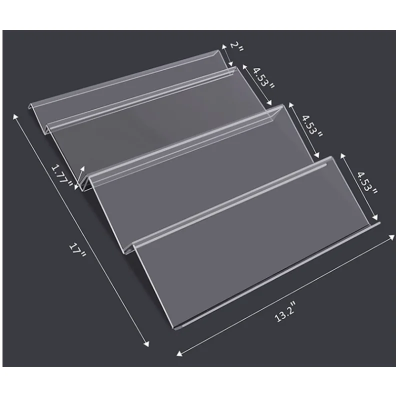 Space-saving Adjustable Acrylic Spice Storage Racks Drawer Organizer Kitchen Clear Organize and Display Spices and Seasonings