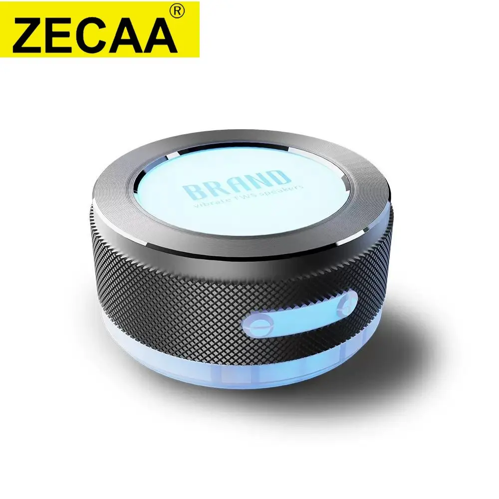 

ZECAA Outdoor Bone Conduction TWS Bluetooth Sucker Speaker Wireless Bluetooth Speaker Box With RGB Color Light Sucker Speaker