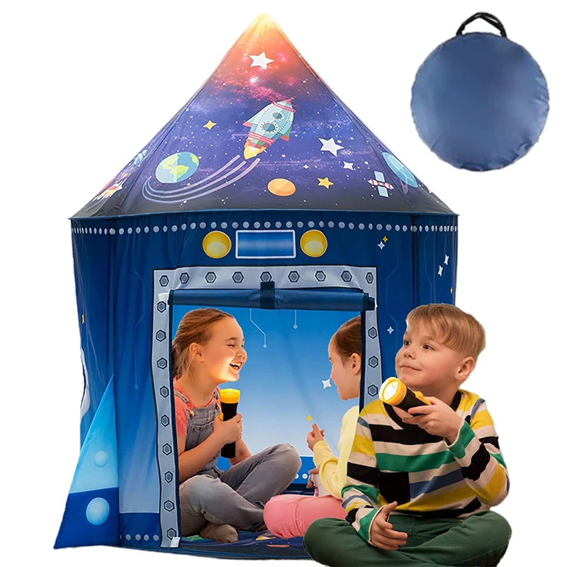 Portable Pop Up Play Tent Kids Play house Indoor Tent for Kids as kid Tent & Princess Tent Kids Space Toys Play Tent Kids Gifts