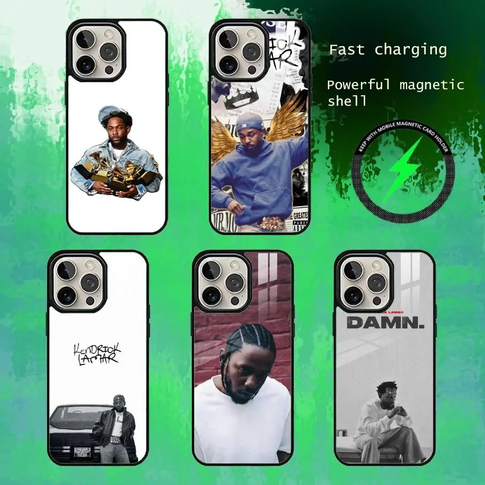 

K.Dot-K-Kendrick L-Lamar Phone Case For iPhone17,16,15,14,13 Plus,Pro Max Magnetic For Magsafe Wireless Charging