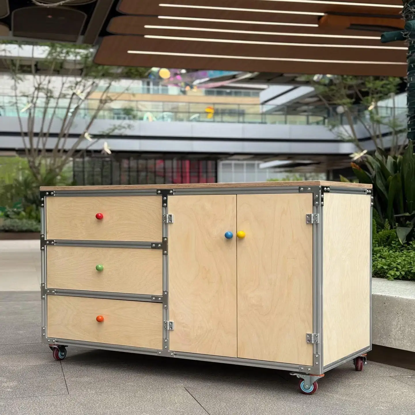 

Алюминиевый профиль Birch Ocean Panel для бокового шкафа: простой современный кофейный шкаф, тумба для хранения, витрина, выдвижной ящик