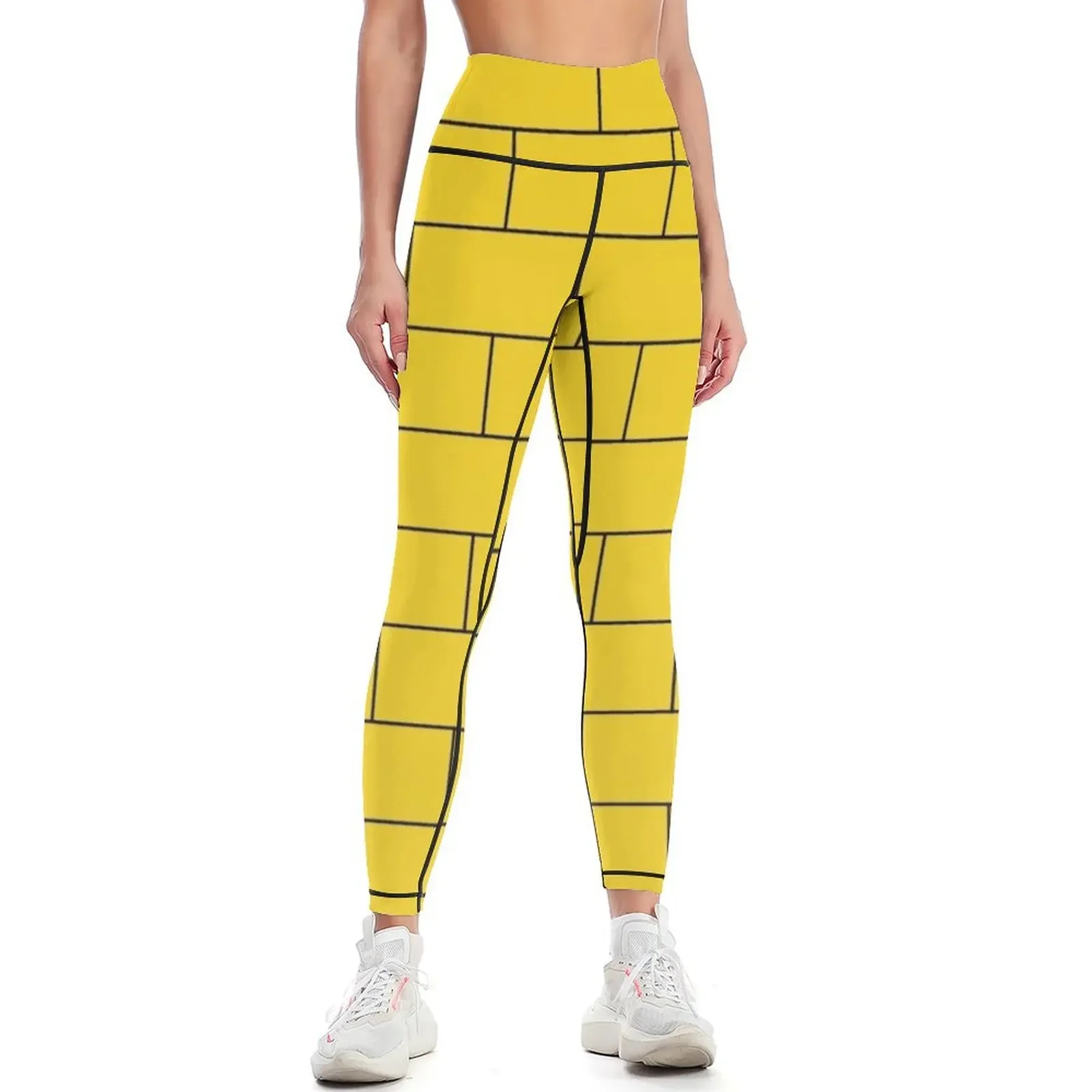 

Yellow Brick Leggings high waist Pants sport sports shirts gym push up fitness Womens Leggings