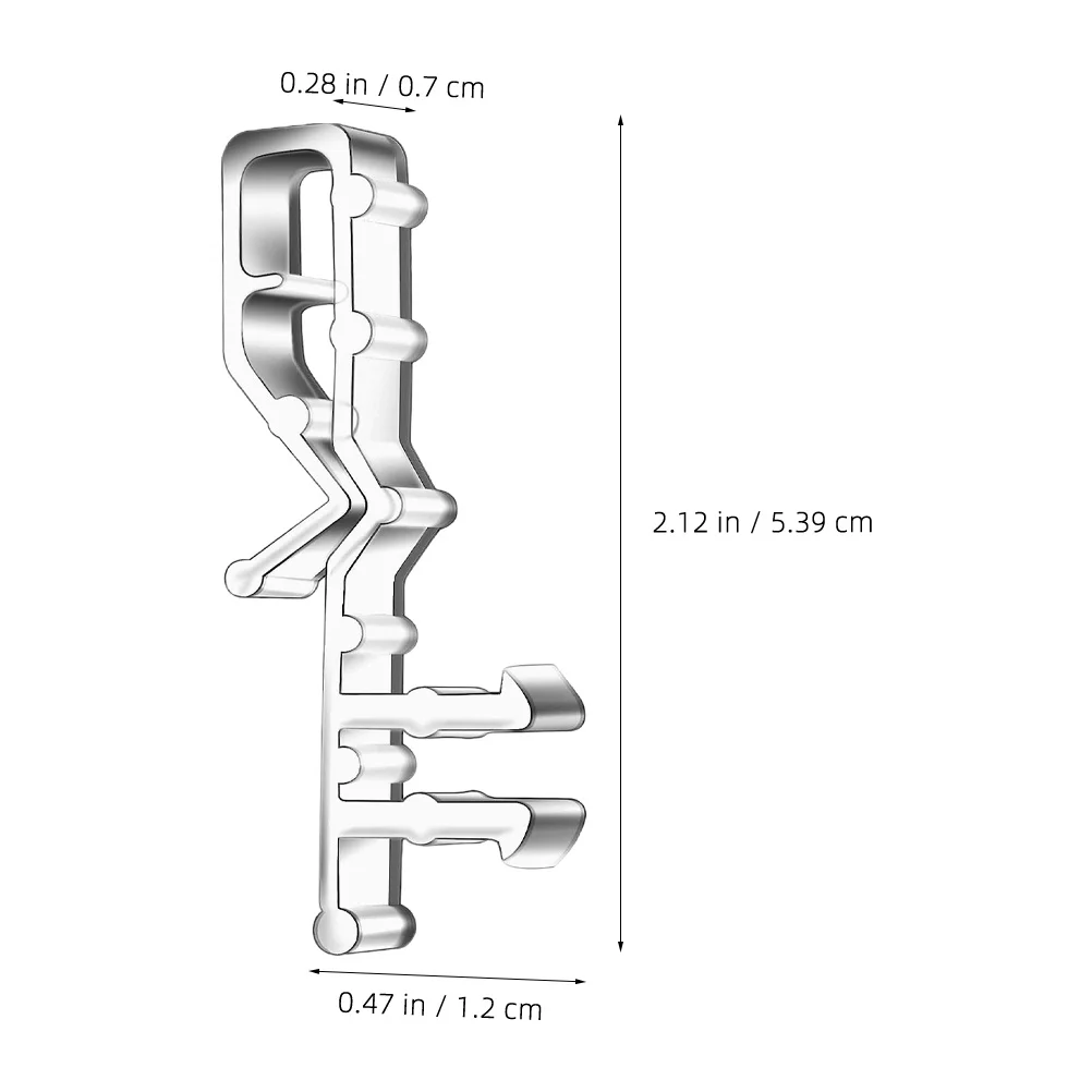 

18Pcs Blind Clips Transparent Hidden Valance Clips Curtain Accessories Window Blind Retainer Replacement