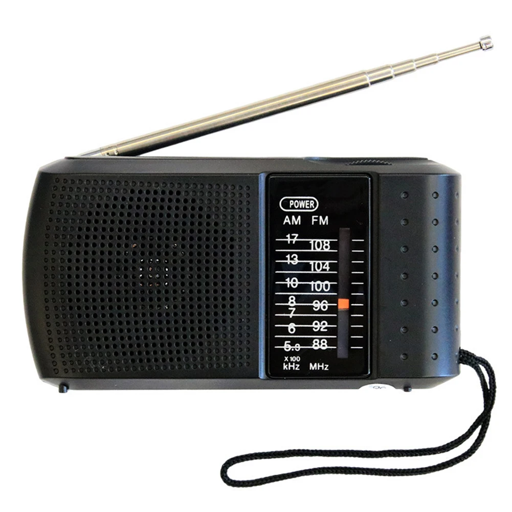 Portable Outdoor Radio Full Band AMFM Stereo With Telescopic Antenna Built-in Speaker Multi-functional Radio Receivers