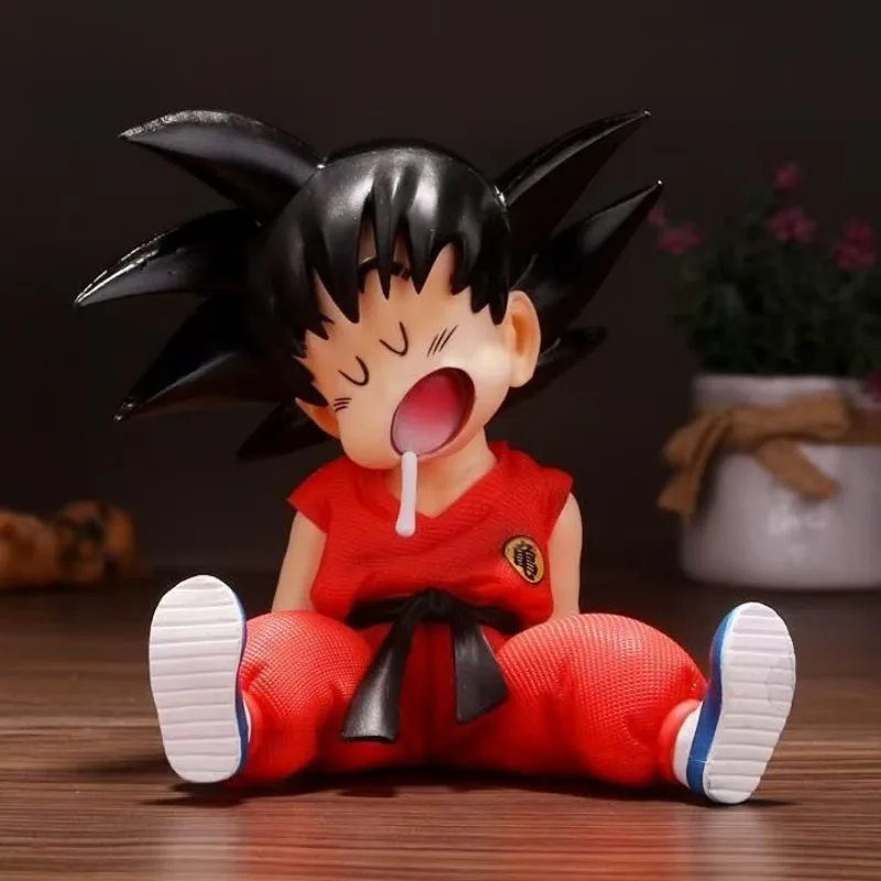 Figura de Anime Dragon Ball Z, Figura de Son Goku Durmiendo, Super Saiyan Goku, Figuras de Acción de PVC, Colección de Modelos, Juguetes, Regalos