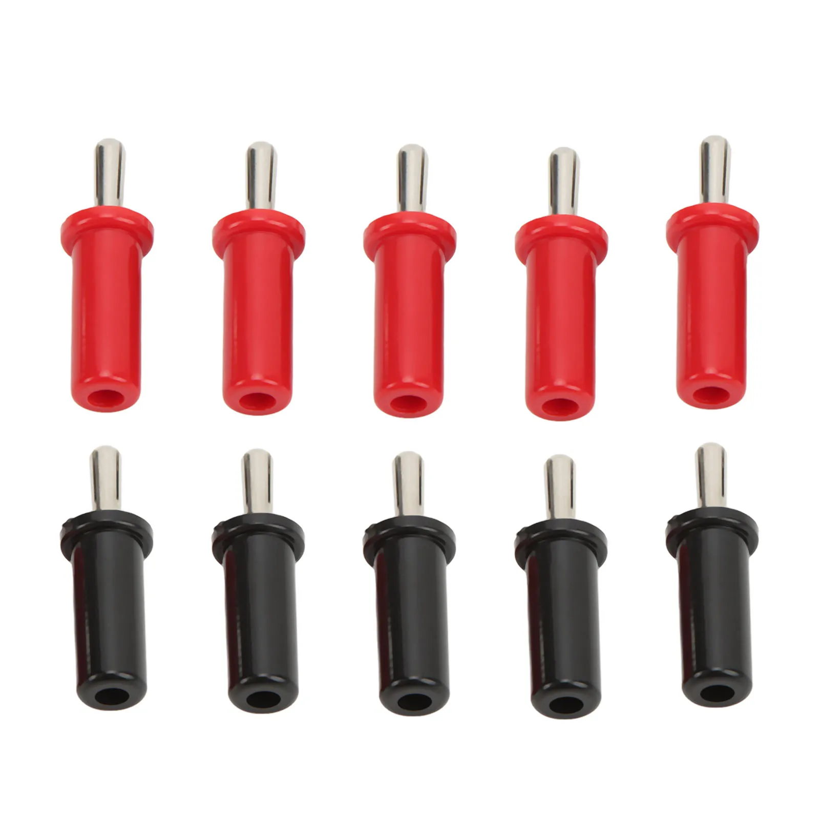 Banaanadapter Soldeertype Vergulde bananenstekker Rood Zwart voor luidsprekerdraden