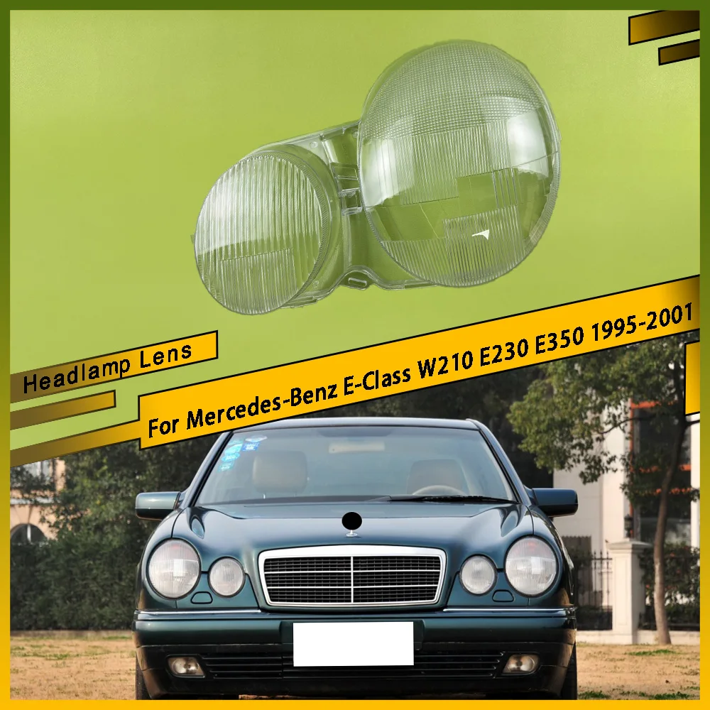 

Автомобильные колпачки для фар, абажур, корпус лампы, стеклянный корпус линзы для Mercedes-Benz E-Class W210 E230 E350 1995-2001 гг.