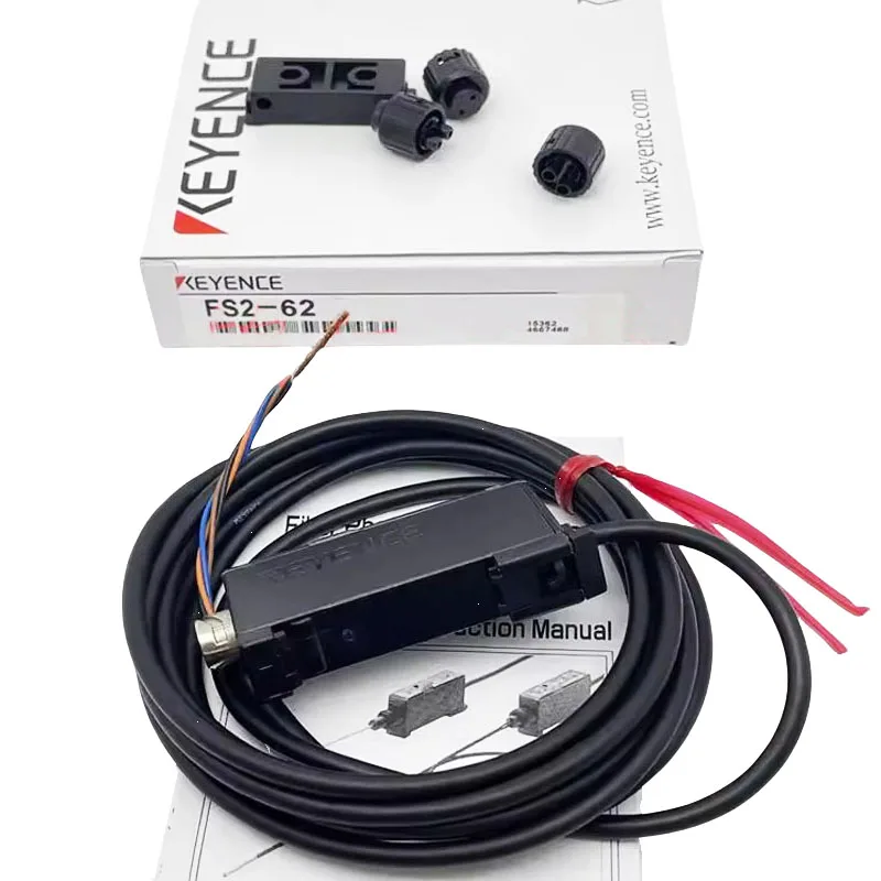 FS2-62 New Original KEYENCE NPN output infrared fiber optic sensor, large stock available, welcome to consult.